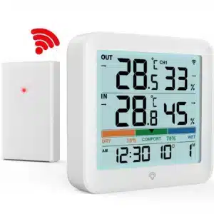 Thermomètre hygromètre connecté wifi​